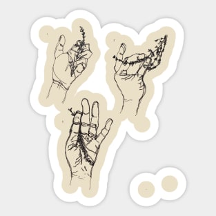 hands Sticker